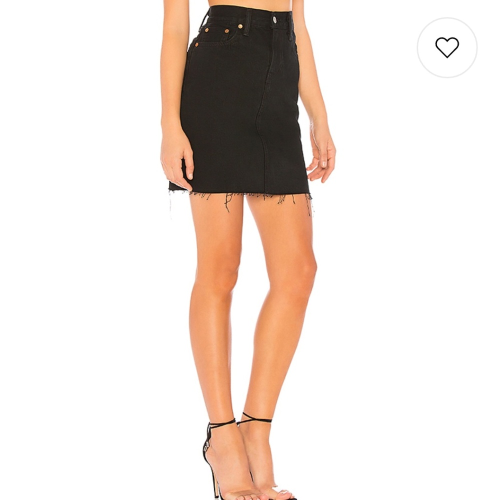 Levi's premium high rise midi skirt - Picture 3 of 7